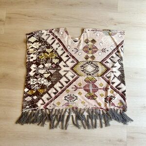 Double D Ranch Women's - Sunset On The Mountain Poncho Small/Medium